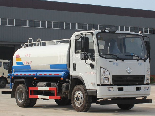 5噸陜汽軒德綠化灑水車廠家價格