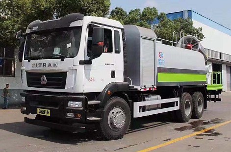 國六重汽汕德卡多功能抑塵車