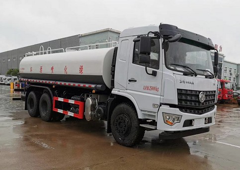 國六19方東風D3L后雙橋綠化灑水車_SCS5250GPSDFV6型綠化噴灑車