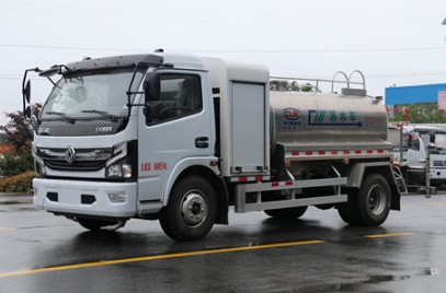 電動灑水車廠家_東風凱普特5噸純電動灑水車
