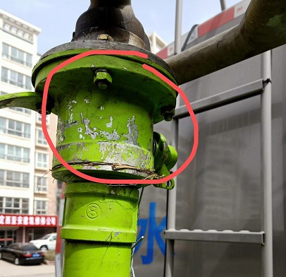 湖北新中綠灑水車4孔灑水炮球閥