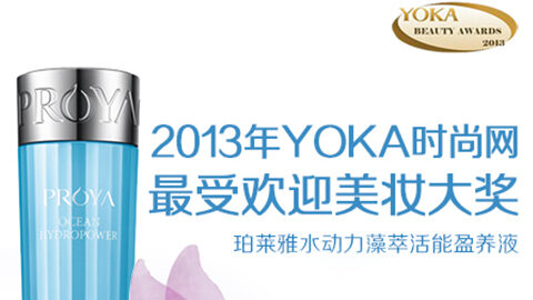 WM视讯水动力藻萃活能盈养液获YOKA2013年度美妆大奖